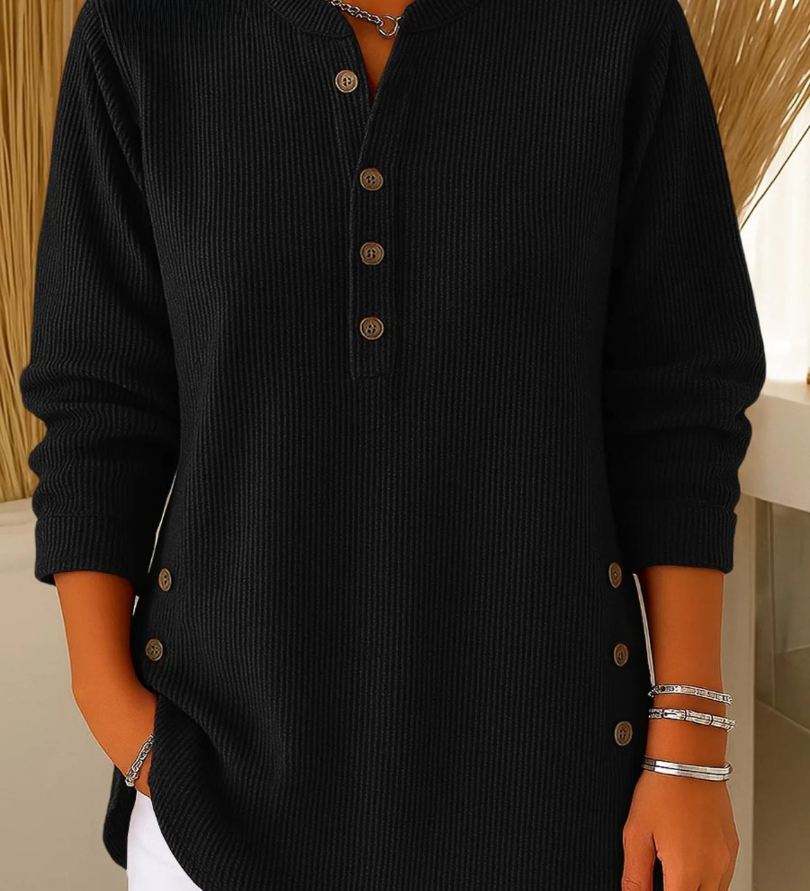 Neva button henley tunic, sixth colourway | Ellie Dublin