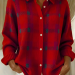 Colette plaid cardigan, second colourway | Ellie Dublin