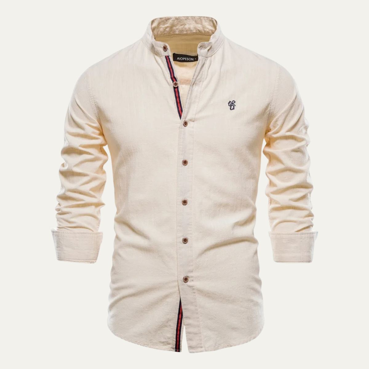 The Pineview Ridge Men’s Slim Fit Stand Collar Casual Shirt – view 6