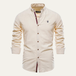 The Pineview Ridge Men’s Slim Fit Stand Collar Casual Shirt – view 6