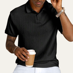 The Ridgebrook Men’s Textured Button Up Casual Polo Shirt – view 6