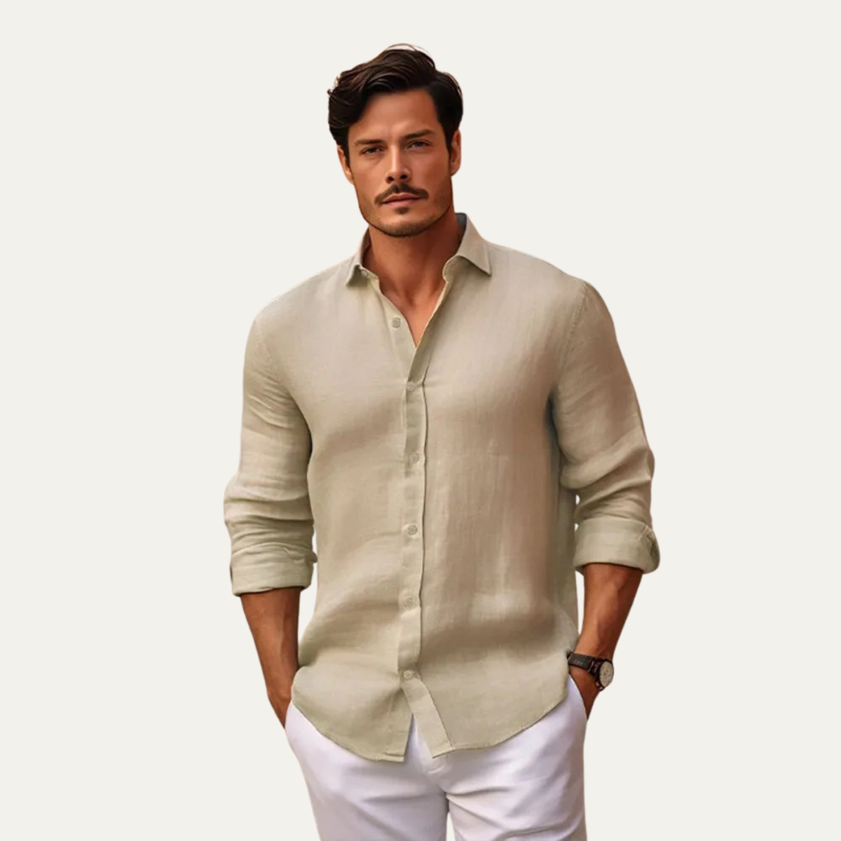 The Hawthorn Grove Men’s Breathable Slim Fit Button Down Shirt – view 6
