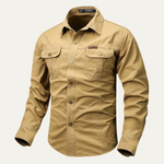The Norcia Men’s Military Tactical Shirt with Pockets – view 6