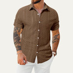 The Foxbrook Men’s Soft Textured Button-Up Shirt – view 6