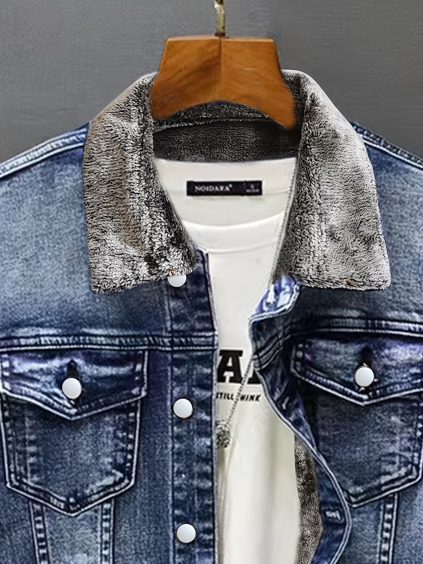 Milan™ | Cozy Winter Denim Jacket – view 9