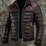 Petar | Cozy Brown Jacket Featuring a Plush Sherpa Collar