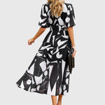 Merlin | Flattering Floral Midi Dress – view 5
