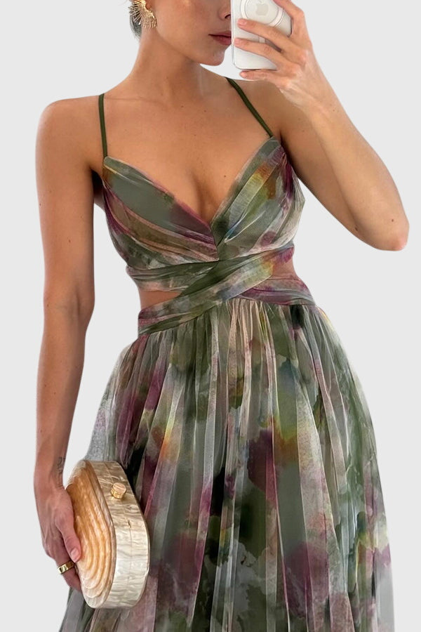 Caroline | Floral Maxi Dress – view 7