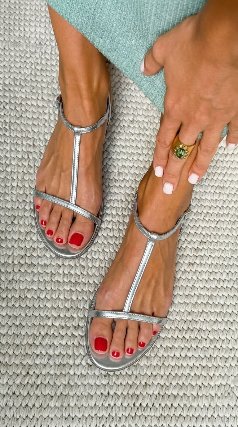 Rosalba | Golden Sandals for Spring – view 4