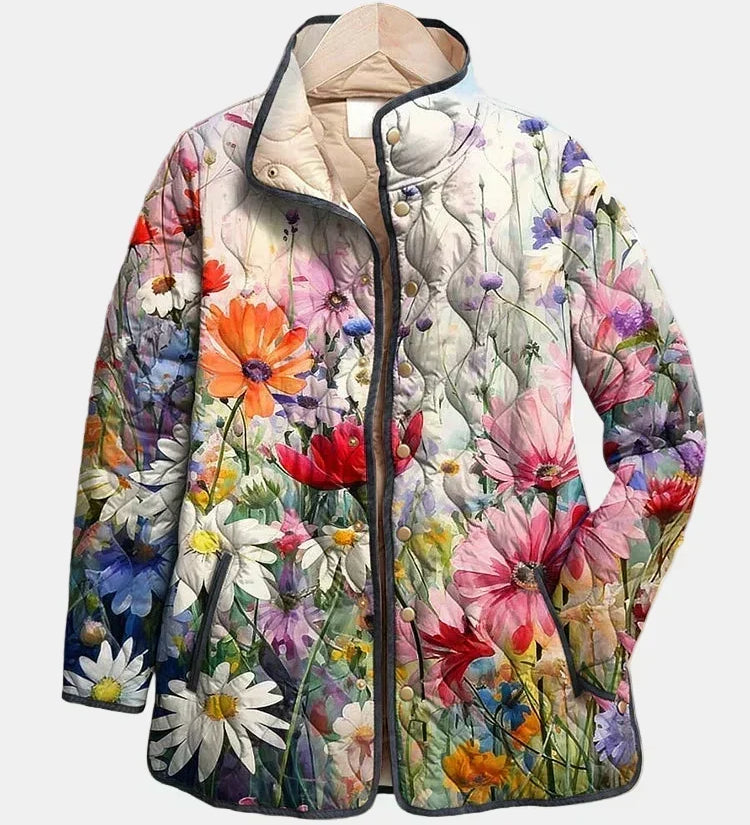 Eileen wildflower quilted jacket for women | Ellie Dublin