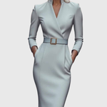 Camille | The Belted Power Maxi Dress – view 6