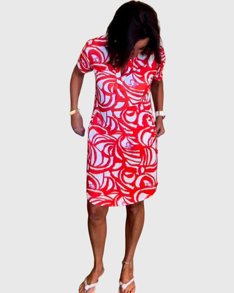 Jeanne | Flattering Avenue Walk Dress – view 8