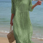 Clémence - Casual dress for women with embroidery. – view 2