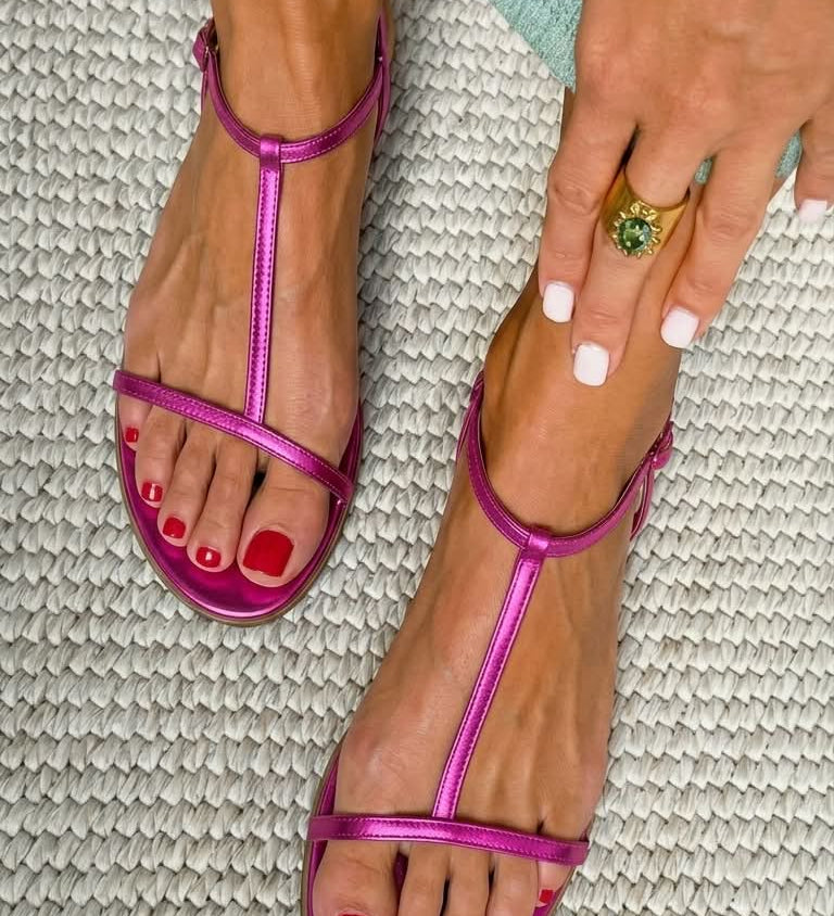Rosalba | Golden Sandals for Spring – view 7