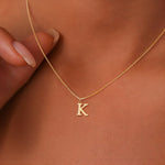 Initials Necklace with Love Letter Design – view 6