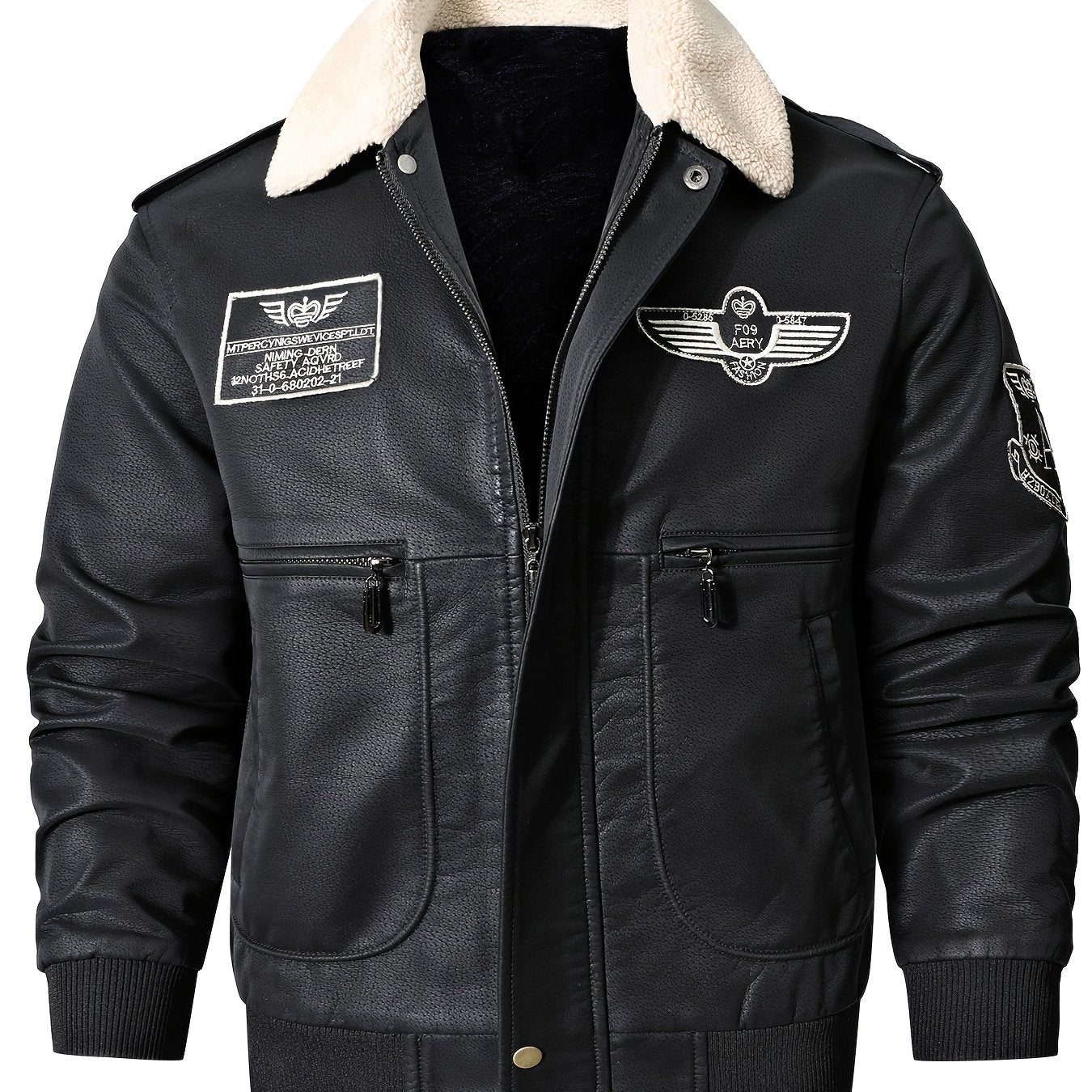 Elias™ | Contemporary Aviator Pilot Jacket – view 11