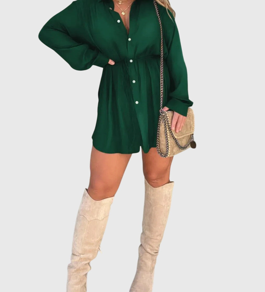 Sylvie | Elegant Pinafore Dress – view 11