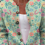 Shannon pastel floral cardigan for women by Ellie Dublin, view 2
