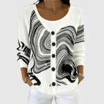 Pegeen button-front knit cardigan for women | Ellie Dublin