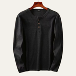 The Glenhurst Park Men’s Slim Fit Thermal Waffle Knit Henley Shirt – view 5