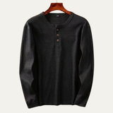 The Glenhurst Park Men’s Slim Fit Thermal Waffle Knit Henley Shirt – view 5