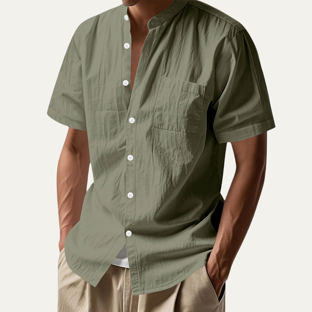The Westmount Men’s Lightweight Button-Up Shirt – view 8