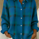 Colette plaid cardigan, sixth colourway | Ellie Dublin