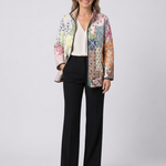 Colleen bohemian mosaic quilted jacket for women | Ellie Dublin