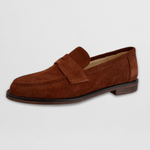 Rionach retro suede-effect loafers for women | Ellie Dublin