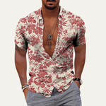 The Ironwood Hill Men’s Soft Tropical Coconut Print Hawaiian Beach Shirt – view 7