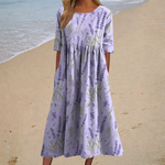 Thais - Chic and Comfortable Long Flowing Dress – view 4