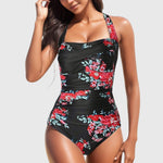 Raphaëlle | Floral Print One-Piece Swimsuit – view 3