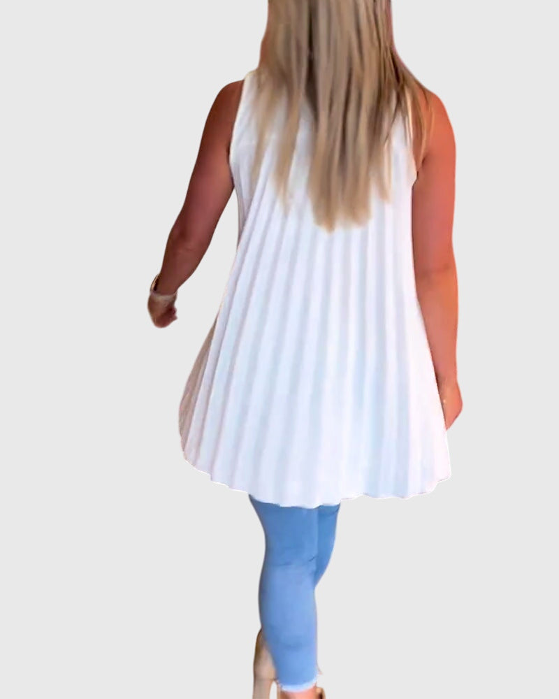 Maëlle | Sleeveless Blouse – view 5