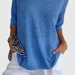 Caroline | Stylish V-Neck Blouse – view 3