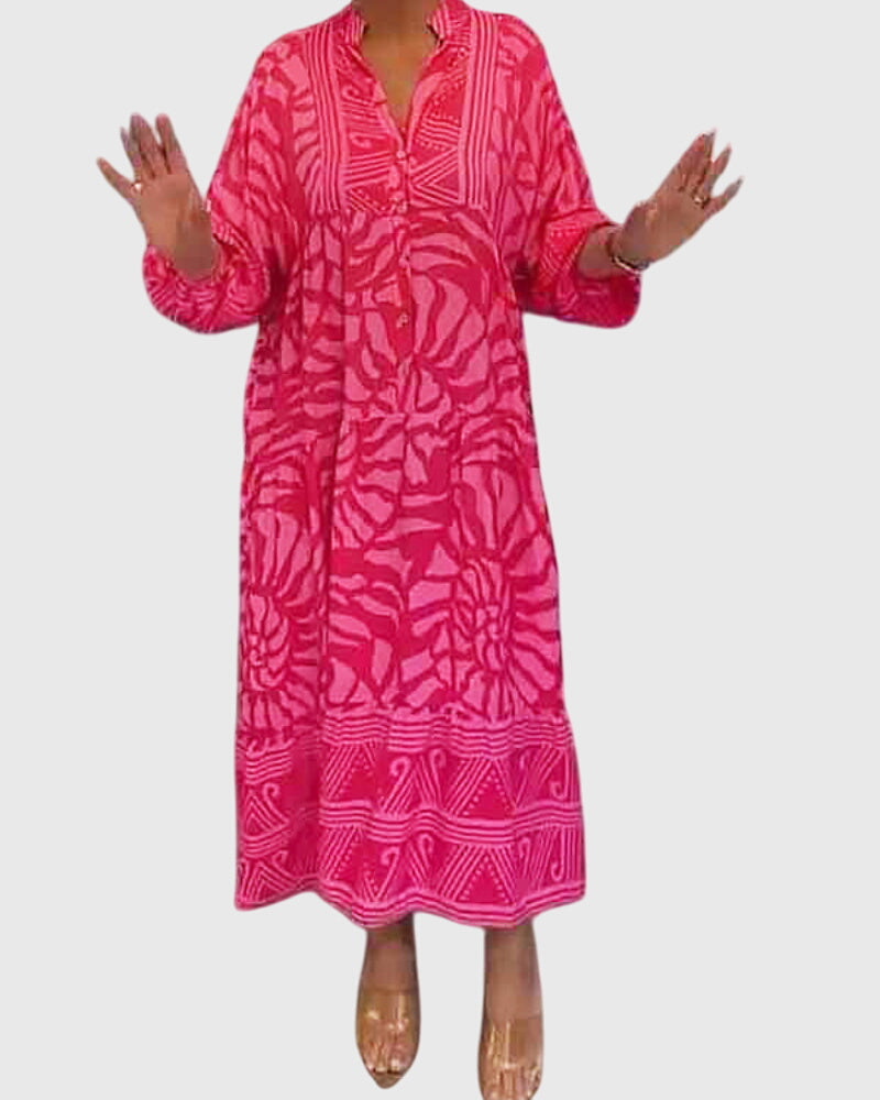Mckinley | Maxi Dress with Elegant Print