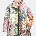 Colleen bohemian mosaic quilted jacket for women | Ellie Dublin