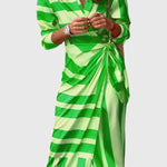 Everly | Elegant Wrap Dress with Print – view 9