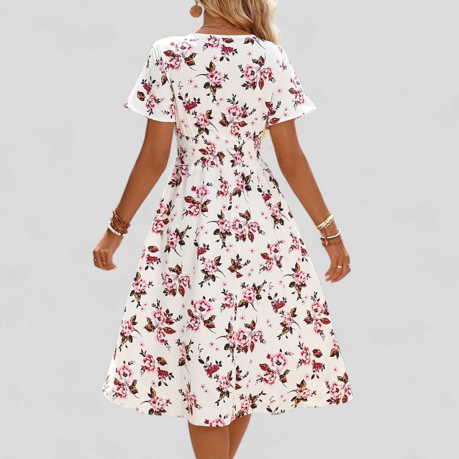 Gretalise | Comfortable Summer Midi Dress – view 2