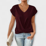 Claire | Stylish V-Neck Blouse – view 4