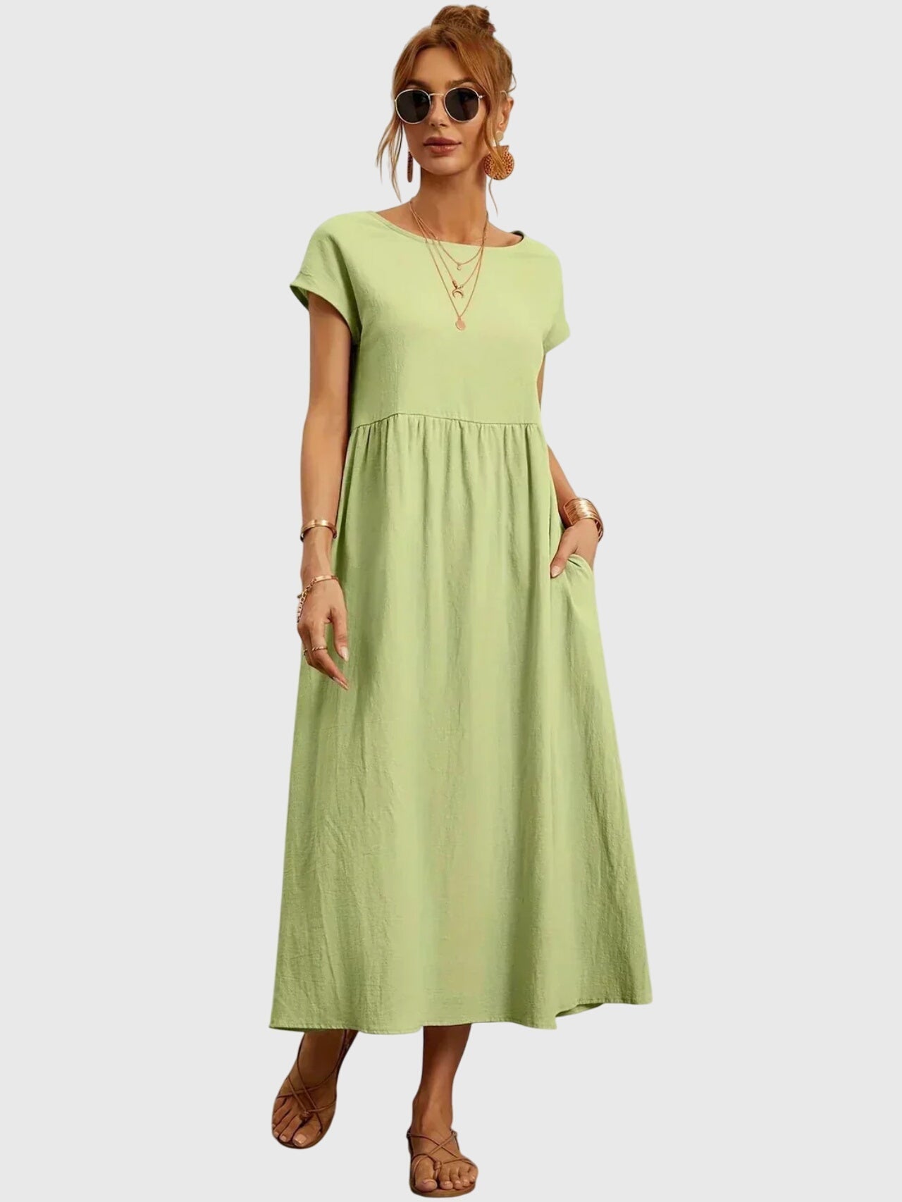 Giselle | Casual Dress with Pockets – view 9