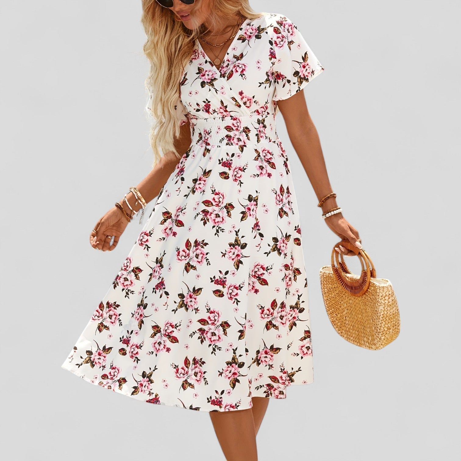 Gretalise | Comfortable Summer Midi Dress – view 3