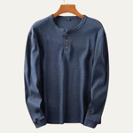 The Glenhurst Park Men’s Slim Fit Thermal Waffle Knit Henley Shirt – view 7