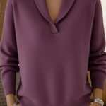 Antonine V-neck jumper, fifth colourway | Ellie Dublin