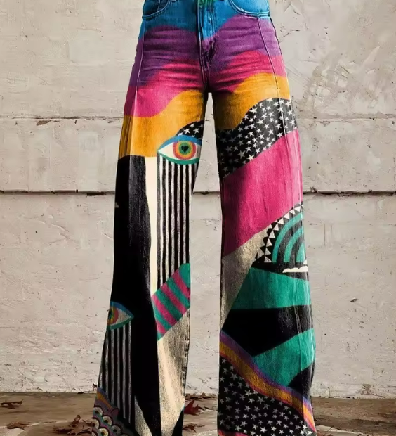 Madeleine | Eco-Friendly Printed Pants