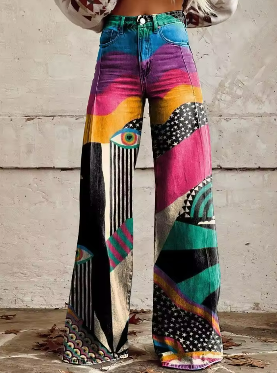 Madeleine | Eco-Friendly Printed Pants