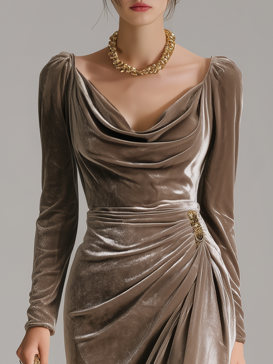Mykah | Elegant Midi Dress – view 3