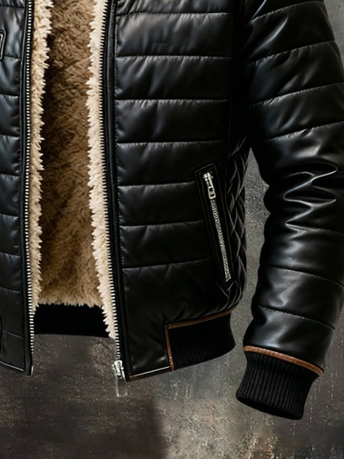 Ivan | Cozy Sherpa-Lined CRNA Jacket – view 3