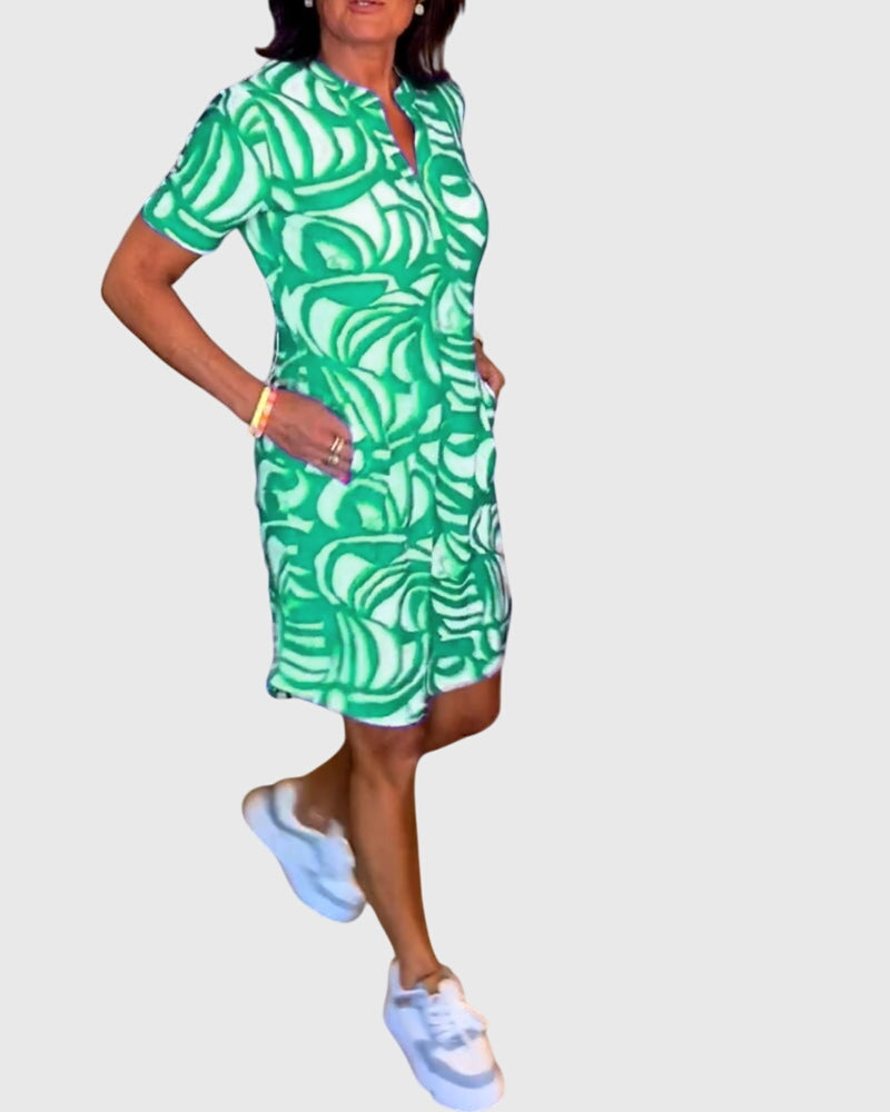 Jeanne | Flattering Avenue Walk Dress – view 14
