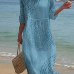 Clémence - Casual dress for women with embroidery. – view 3
