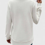 Céline | Chic Long Sleeve Top with Elegant Round Neck – view 5